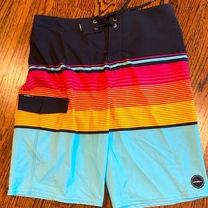 Men’s O’Neill board shorts swim bathing suit size 30 waist